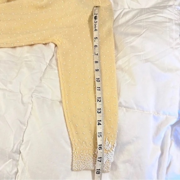 RARE 1950's Gene Shelly’s Boutique Internationale California beaded cardigan - Picture 15 of 16